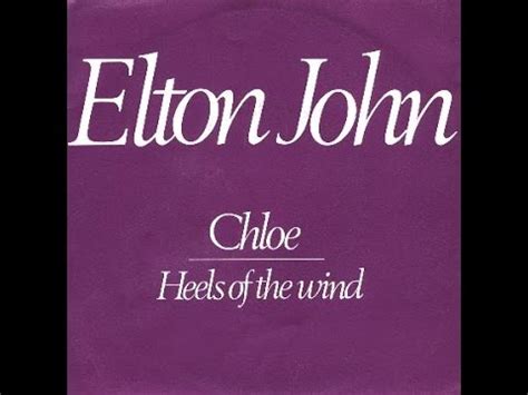 chloe by elton john|songs with the name chloe.